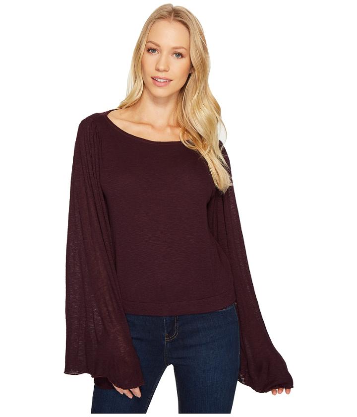 Three Dots - Luxe Slub Crop Top
