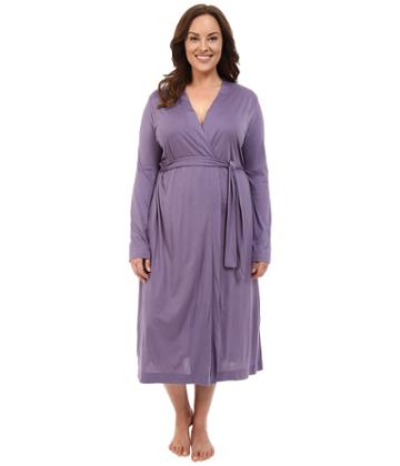 Yummie By Heather Thomson - Plus Size Pima Jersey Long Robe
