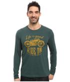 Life Is Good - Ride On Motorcycle Long Sleeve Crusher Tee