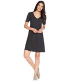 Three Dots - Space Dye Jersey T-shirt Dress