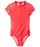 Seafolly Kids - Summer Essentials Short Sleeve Surf Tank One-piece