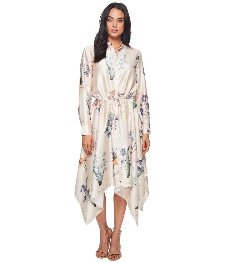 Lauren Ralph Lauren - Floral Handkerchief-hem Dress