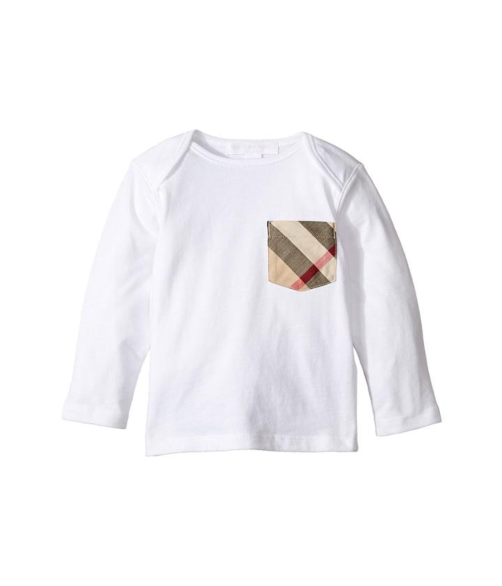 Burberry Kids - Long Sleeve Tee W/ Check Pocket