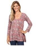 Nally &amp; Millie - Red Paisley Tunic