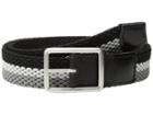 Torino Leather Co. - 35mm Italian Woven Tri-stripe Reversible Elastic