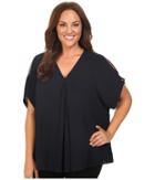 Michael Michael Kors - Plus Size Cold Shoulder Top