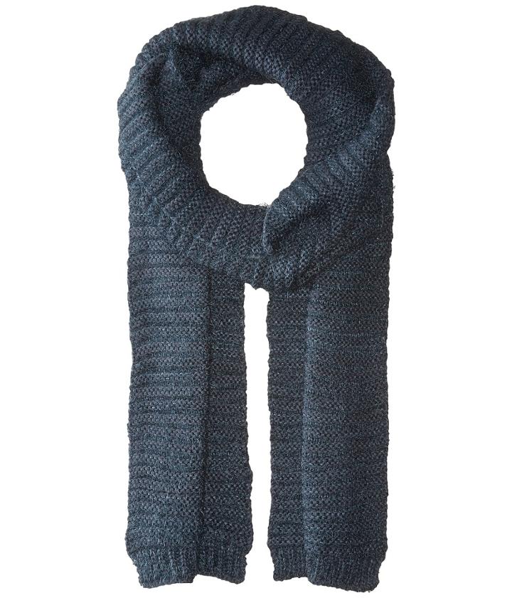Bcbgeneration - Horizontal Rib Feather Long Skinny Scarf