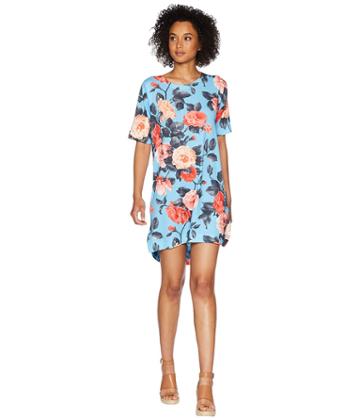 Nally &amp; Millie - Blue Floral Print Dress