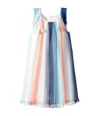 Chloe Kids - Mini Me Couture Rainbow Striped Sleevelss Dress