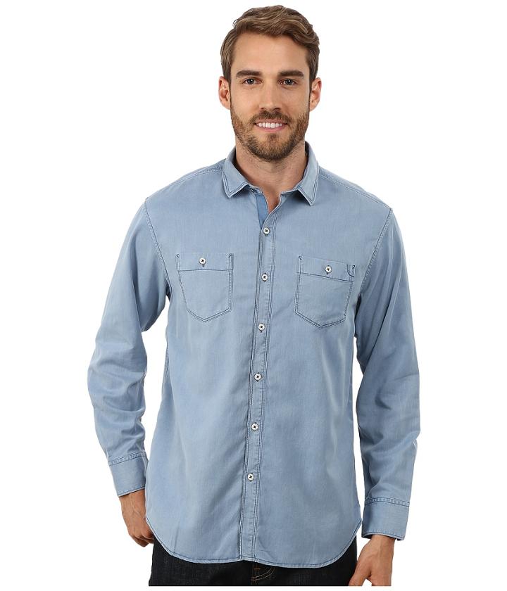 Tommy Bahama Denim - Sea Twill Solid Long Sleeve