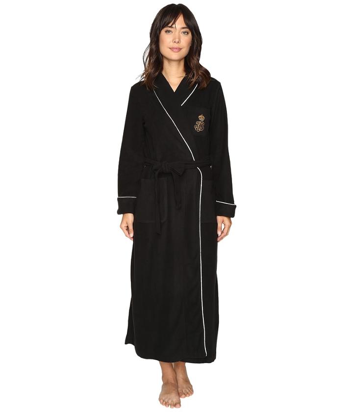 Lauren Ralph Lauren - Folded Dalton Fleece Long Robe