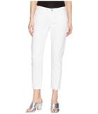 J Brand - Sadey Mid-rise Slim Straight In White