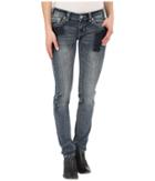 Rock And Roll Cowgirl - Low Rise Skinny In Medium Vintage W0s6425