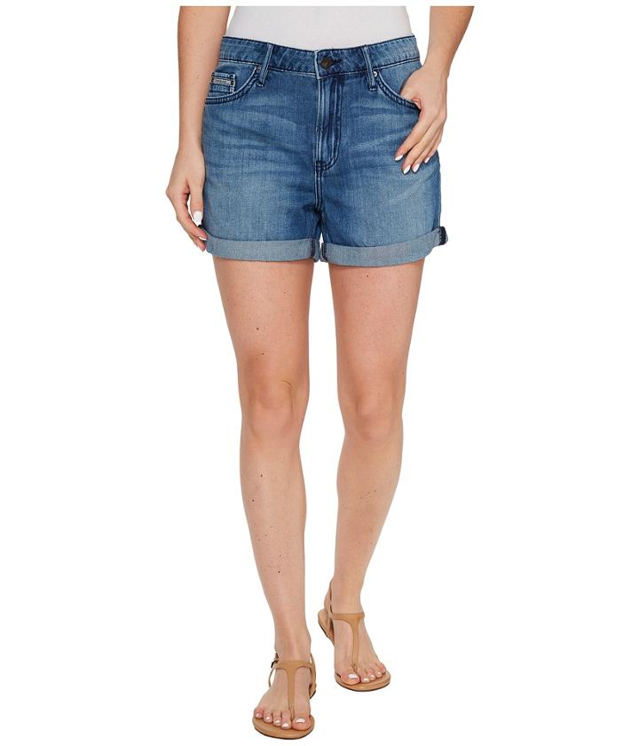 Calvin Klein Jeans - Whisper Weight Boyfriend Shorts In Blue Lagoon