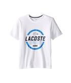 Lacoste Kids - Sport Cotton Poly Lacoste Graphic Tee Shirt