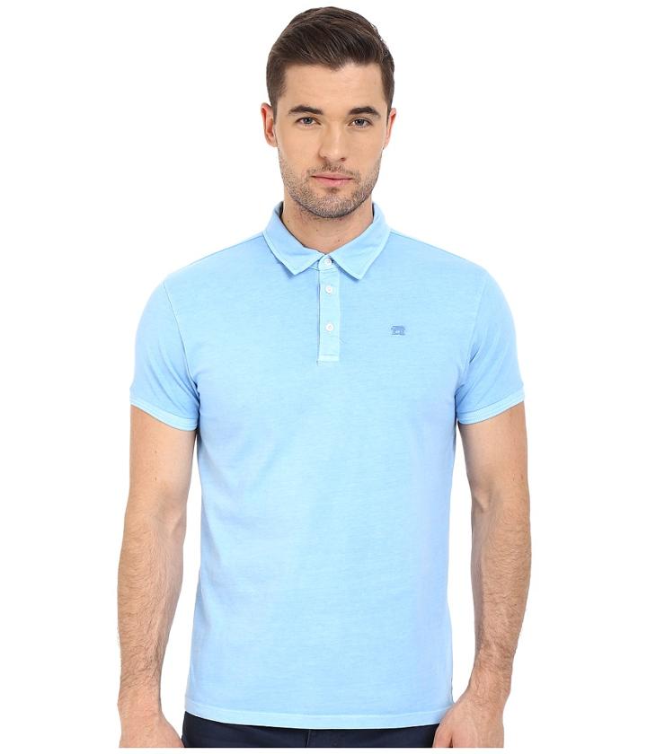 Scotch &amp; Soda - Garment Dyed Slub Jersey Polo