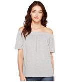 Two By Vince Camuto - Off The Shoulder Mini Stripe Jersey Top