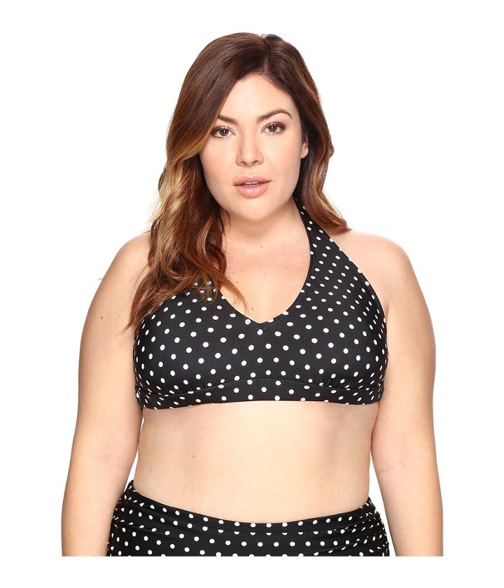 Lauren Ralph Lauren - Plus Size Dot Halter