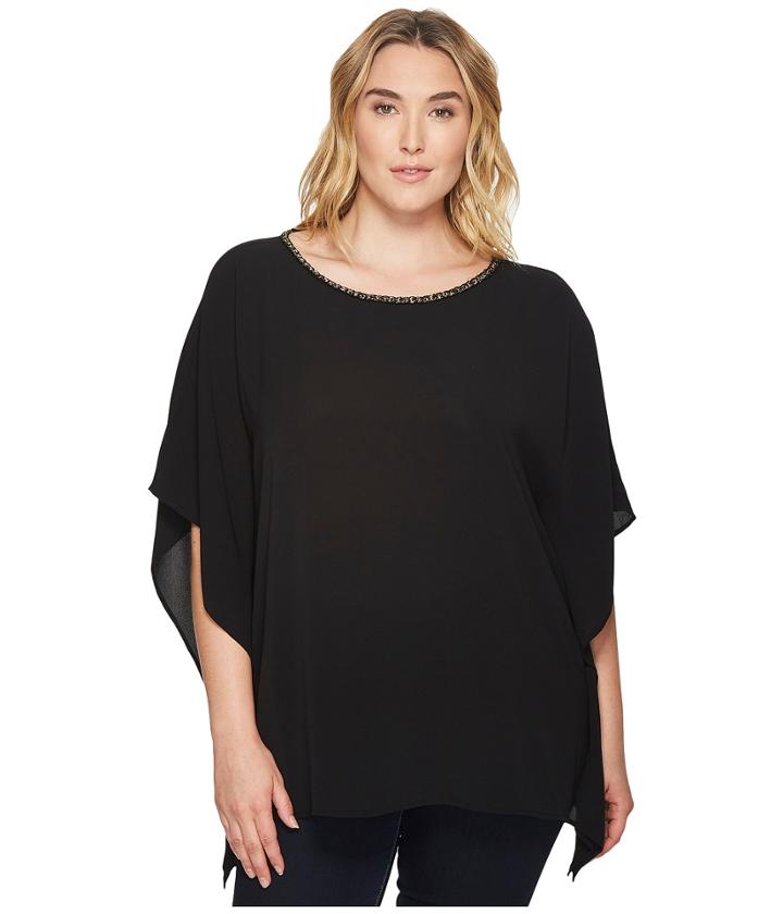 Michael Michael Kors - Plus Size Chain Neck Detail Top