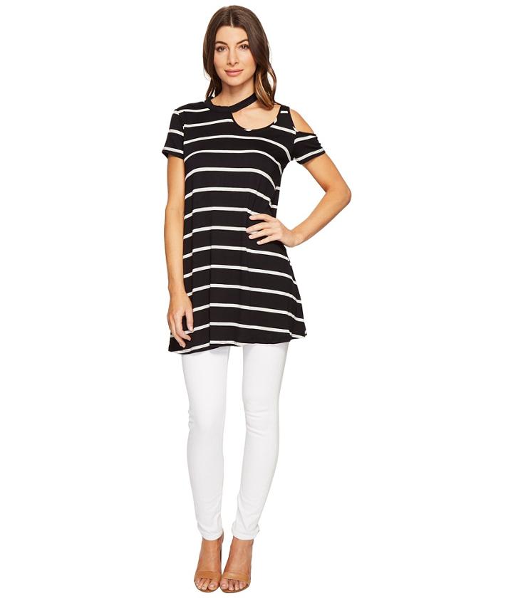 Culture Phit - Kameron Striped Cut Out Tunic