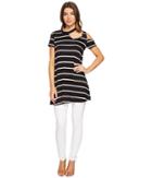 Culture Phit - Kameron Striped Cut Out Tunic