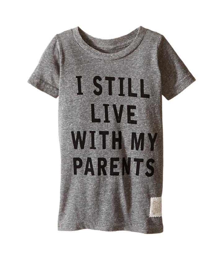 The Original Retro Brand Kids - I Still Live With My Parents Short Sleeve Tri-blend Tee