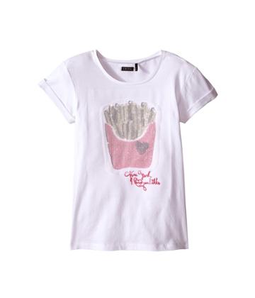 Ikks - Tee With Sequined French Fries On Front