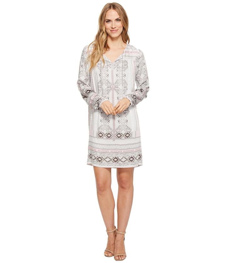Tribal - Printed Peasant Dress