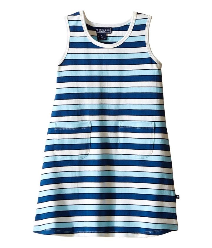 Toobydoo - Tank Dress Multi Blue Stripe
