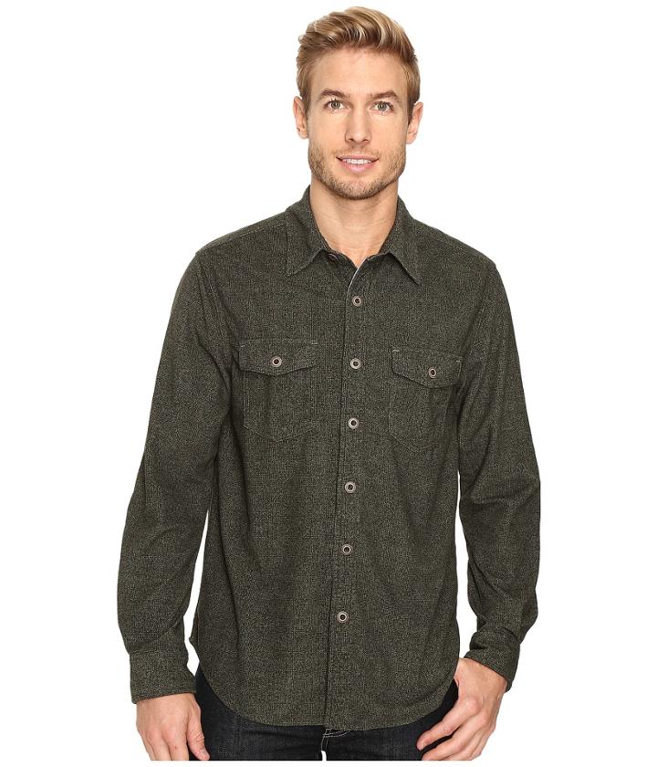 True Grit - Sueded Tweed Long Sleeve Two-pocket Shirt