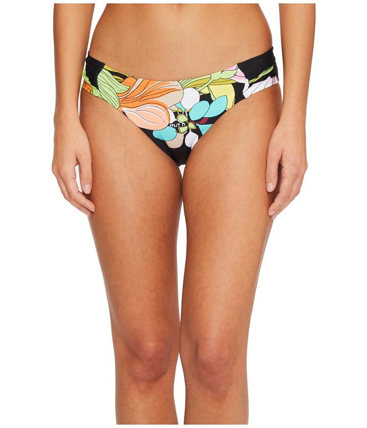 Trina Turk - Bouquet Floral Shirred Side Hipster Bottom