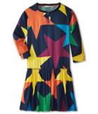 Stella Mccartney Kids - Kiwi Colorful Star Print Drop Waist Dress