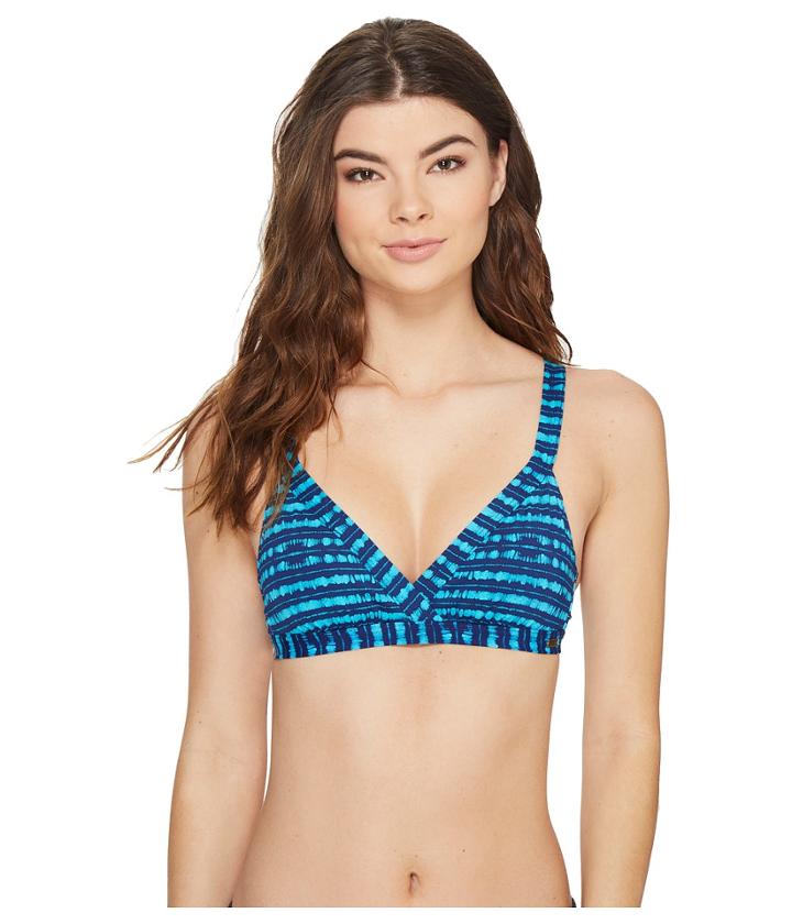 Roxy - Pop Swim Fixed Sporty Tri Bikini Top