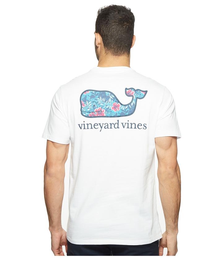 Vineyard Vines - Short Sleeve Ocean Floral Whale Pocket T-shirt