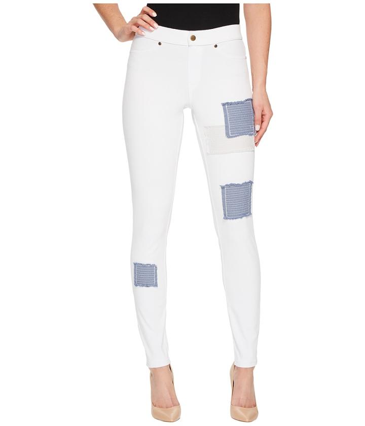 Hue - Patched Denim Leggings