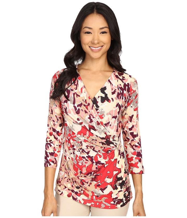 Nic+zoe - Petal Showers Wrap Top