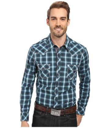 Rock And Roll Cowboy - Long Sleeve Snap B2s8411