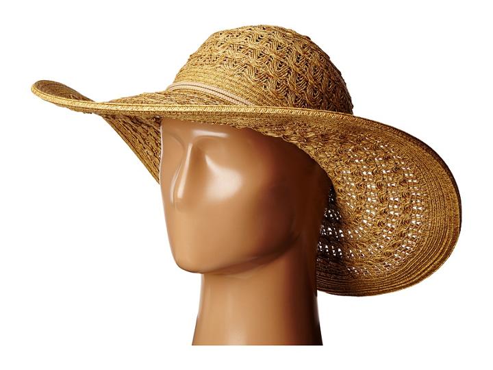 San Diego Hat Company - Pbl3029 Open Weave Floppy Sun Hat With Double Anchor Cord Trim