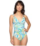 Lauren Ralph Lauren - Carnival Paisley Shirred Mio One-piece