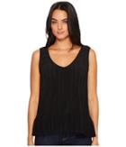 Michael Stars - Accordian Scoop Neck Flounce Tank Top