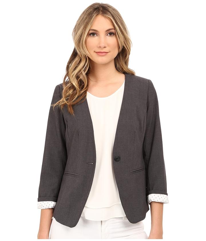 Kensie - Heather Stretch Crepe Blazer Ks2k2164