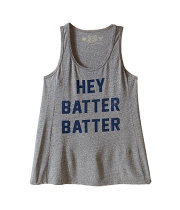The Original Retro Brand Kids - Hey Batter Batter Tri-blend Racerback Tank Top