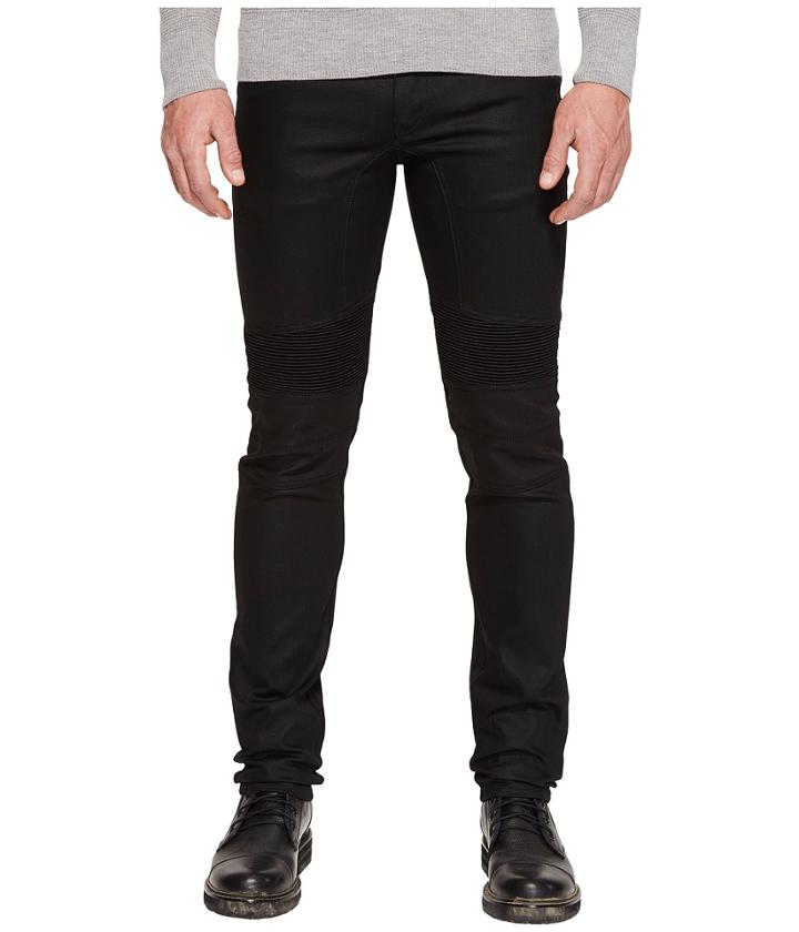 Belstaff - Eastham Slim Fit Raw Stretch Motor Denim In Black