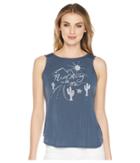 Miss Me - Run Away With Me Lace Back Tank Top