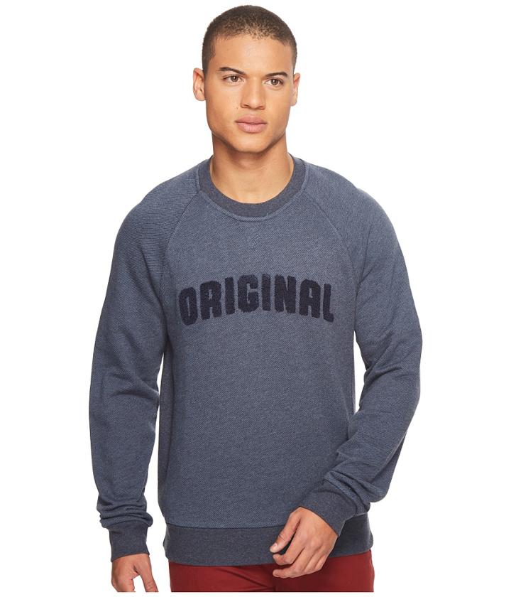 Original Penguin - Vintage Gym Long Sleeve Boucle Sweatshirt