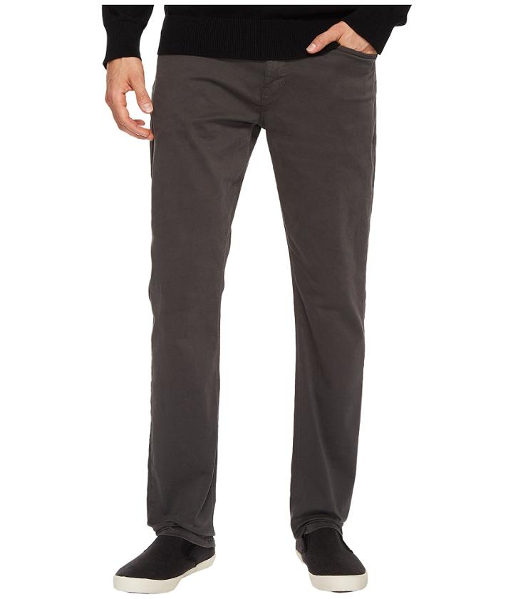 Paige - Federal Slim Straight Leg In Soot