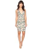 Nicole Miller - La Plage By Nicole Miller Tidal Pleat Halter Cover-up Dress