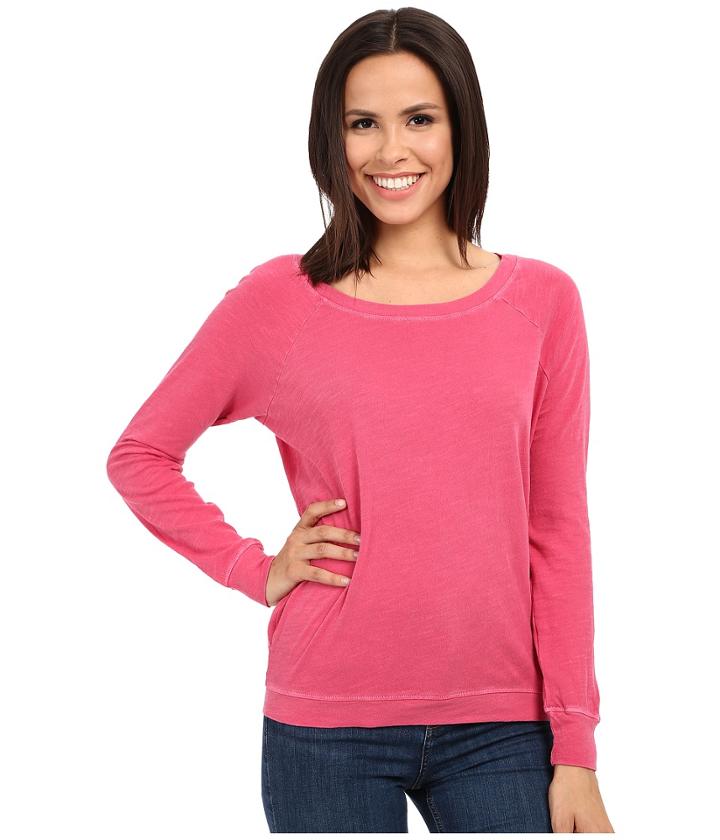 Alternative - Washed Slub Slouchy Pullover
