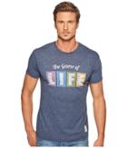 The Original Retro Brand - The Game Of Life Short Sleeve Heathered Tee