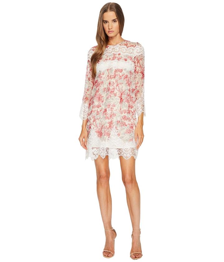 The Kooples - Long Sleeve Printed Dress